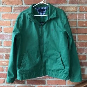 Tommy Hilfiger Green Lightweight Zip Jacket